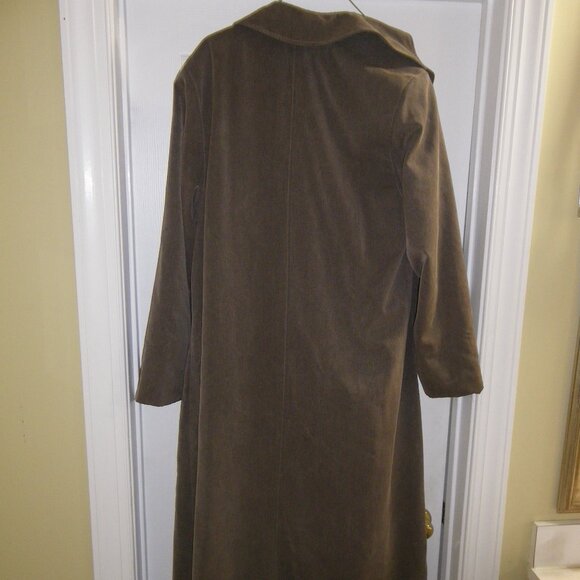Vintage Unisex Classic London Fog Microfiber Trench Coat w/ Fleece Lining - Picture 7 of 9